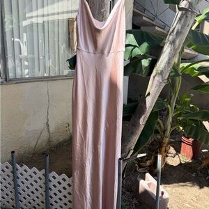 Park & Fifth Strapless Light Pink Gown